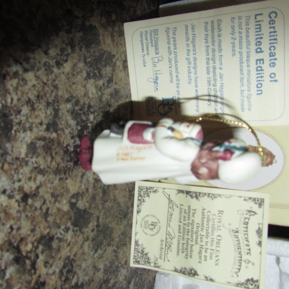 💰 3/$25.00 Authentic Jan Hagara Collectible Limited Edition Nikki Ornament NIB - Picture 3 of 9